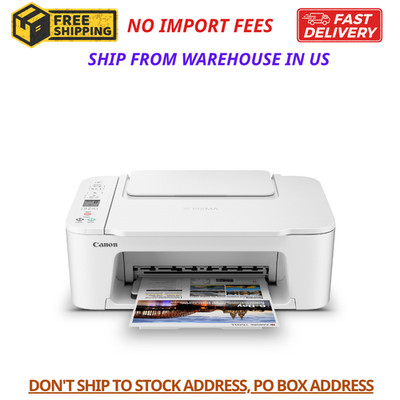 Canon PIXMA TS3722 Wireless All-in-One Inkjet Printer Home Office Fast Ship USA
