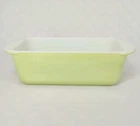 Vintage 1.5 Qt Pyrex Lime Green Loaf Pan 213 Milk Glass 1950s USA