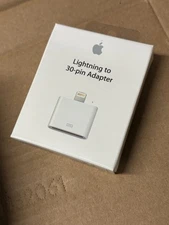 NEW Genuine Apple Lightning to 30-pin Adapter MD823ZM/A OEM SUPPORTS AUDIO A1468