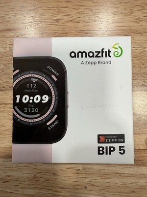 Amazfit Bip 5 Smartwatch & Fitness Tracker Bluetooth Calling - Pink