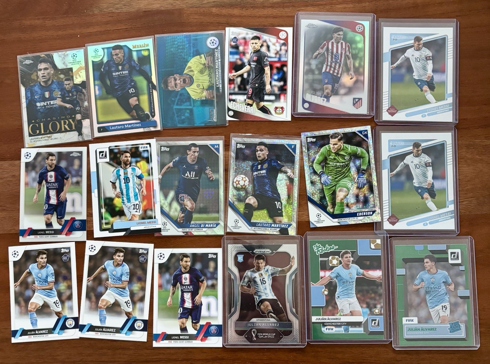 Haaland, Saka, Mbappe, Victor Munoz + More - Huge Lot Rookies Parallels Base view 23