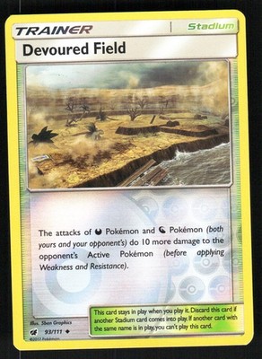 Devoured Field 93/111 SM - Crimson Invasion Uncommon Reverse Holo NM