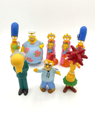 Die Simpsons Burger King Sammelfiguren -Vintage-
