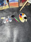 American Girl Doll SAIGE PAINTING SET Art Easel Sketch Pad Art Supplies — photo 2