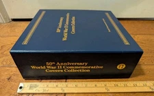 50th ANNIVERSARY WORLD WAR II COMMEMORATIVE COVERS COLLECTION STAMPS POSTAL POST