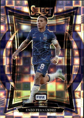 2024/25 Panini Select FIFA Enzo Fernandez Cracked Ice Prizm 