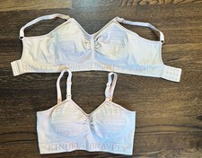 Two Kindred Bravely Sublime Hands Free Pumping Nursing Bras Beige  Pink Size:SM