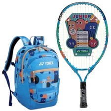 Yonex 19 Inch Ocean Blue Junior Tennis Racquet Bundled with a Junior Backpack