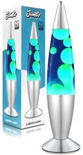 JAMBO 16" Blue/Yellow/Green Wax Relaxing Liquid Light Lamp Nightstand Desk Decor