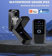 Tuya Wizlock Smart Key Box - Fingerprint, Remote Unlock, Key Cards, Code Unlock 