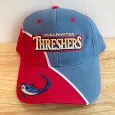 CLEARWATER THRESHERS Bimm Ridder Blue/Red MiLB Adjustable Strapback Hat (OSFM)