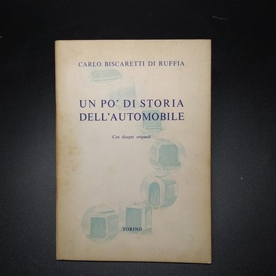 Buch Ein wenig Automobilgeschichte, C. Biscaglietti di Ruffia, 1960. Aloni