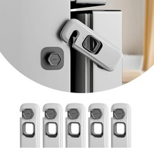 5 Cerraduras Adhesivas Para Nevera Puertas Cajones Ventanas Seguridad Infantil