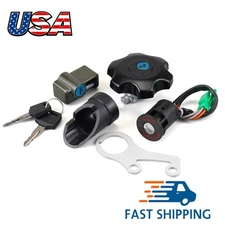 37000-29820 Ignition Key Switch Gas Cap Lock Set For Suzuki DRZ400SM 2005-2024