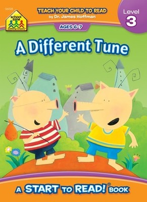 School Zone - A Different Tune, Start to Read!  Book Level 3 - Ages 6 to 7, Rhym