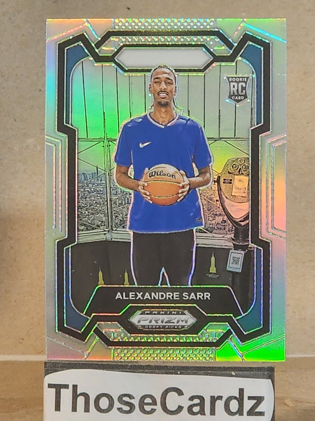 2024 Panini Prizm Draft Picks Silver Prizm #52 Alexandre Sarr