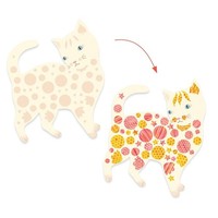 Djeco Kreativset Elodie's Cute Cats Bastelset Ab 3 Jahren DJ00079 FüR Kinder