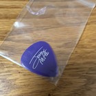 Doobie Brothers Purple Guitar Pick with Logo and White Signature — photo 2