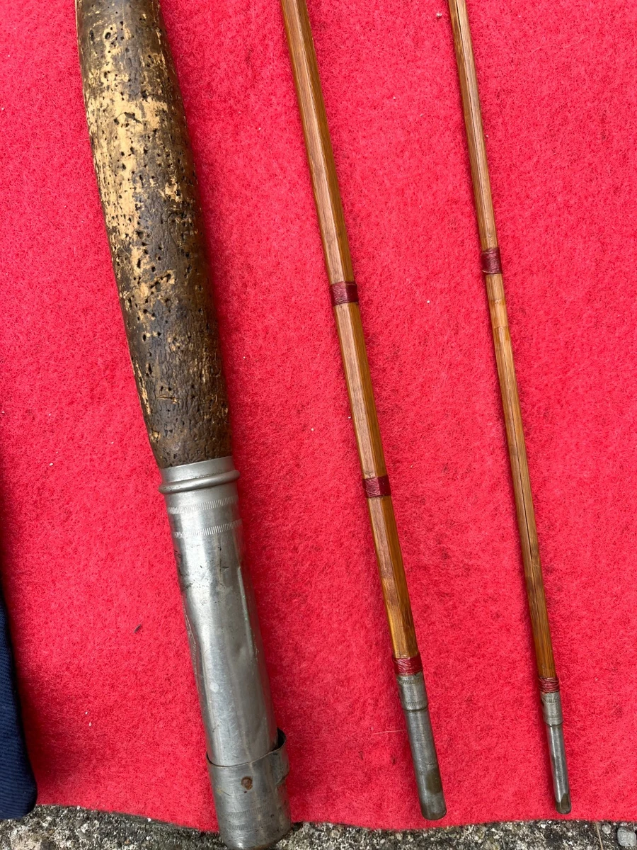 ANTIGUA CAÑA DE BAMBÚ CORTADA + FUNDA / REPARACIÓN