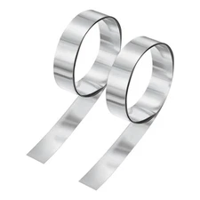 2-Pack Roof Flashing, 3.3ft x 0.6" x 0.004" ( L x W x T ) Aluminum Flashing Roll