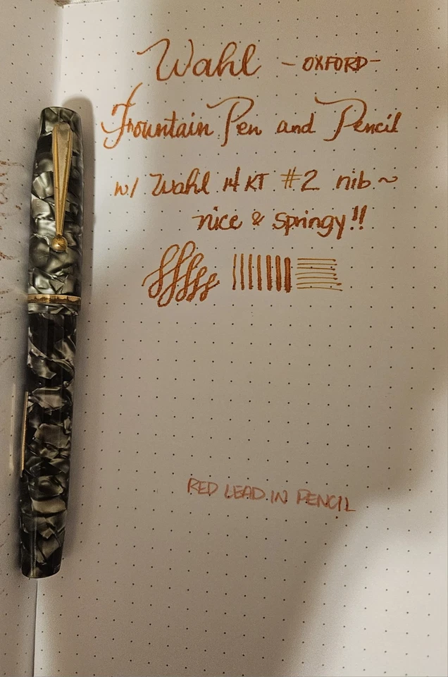 Wahl Oxford by Eversharp Vintage Fountain Pen Nib 14K Gold #2 - Image 3 of 4