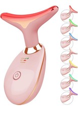 Facial Massager for Face and Neck Face sculpting Wand 7 Color, Red-Light-Therapy