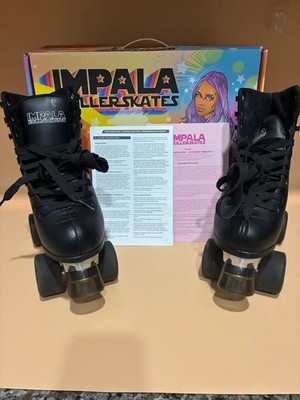 Impala Rollerskate Sky Black Women's Size 6 USA