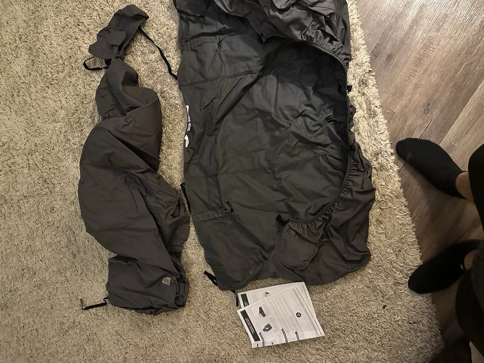 Carhartt Open Box Gray Seat Cover - Dodge 2011 - 22 Ram 2500 3500 Quad Crew - Image 3 of 4