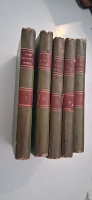 Lord BIRON'S : rare collection de 5 ouvrages de Lord Biron's ; 1821 , Anglais . - Photo 1/4