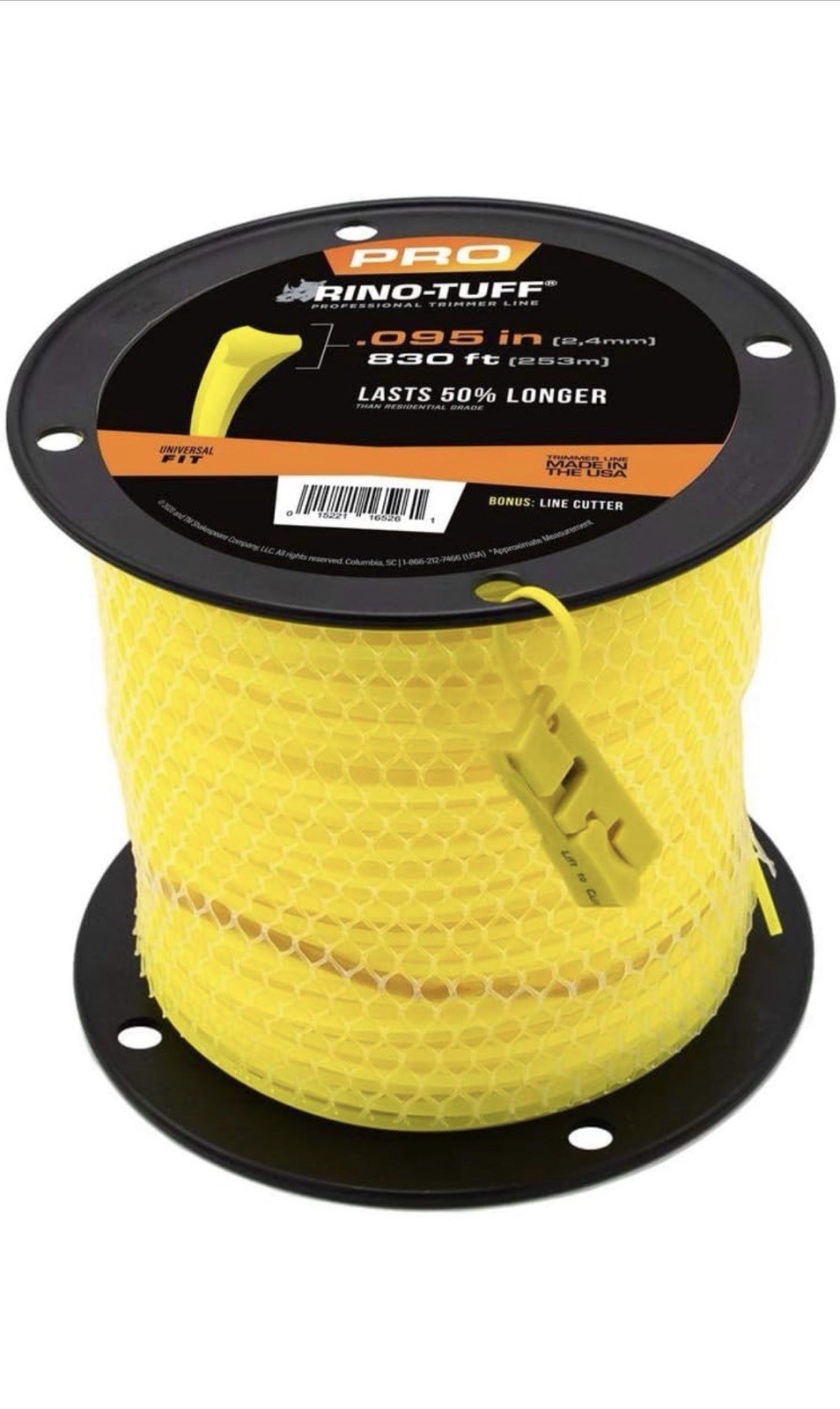Rino Tuff Heavy Duty Trimmer Line 095in 830ft Professional G