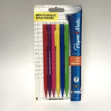 Paper Mate Sharpwriter Mechanical Pencils, 0.7mm #2 Colors | Twistable 2013 NIP