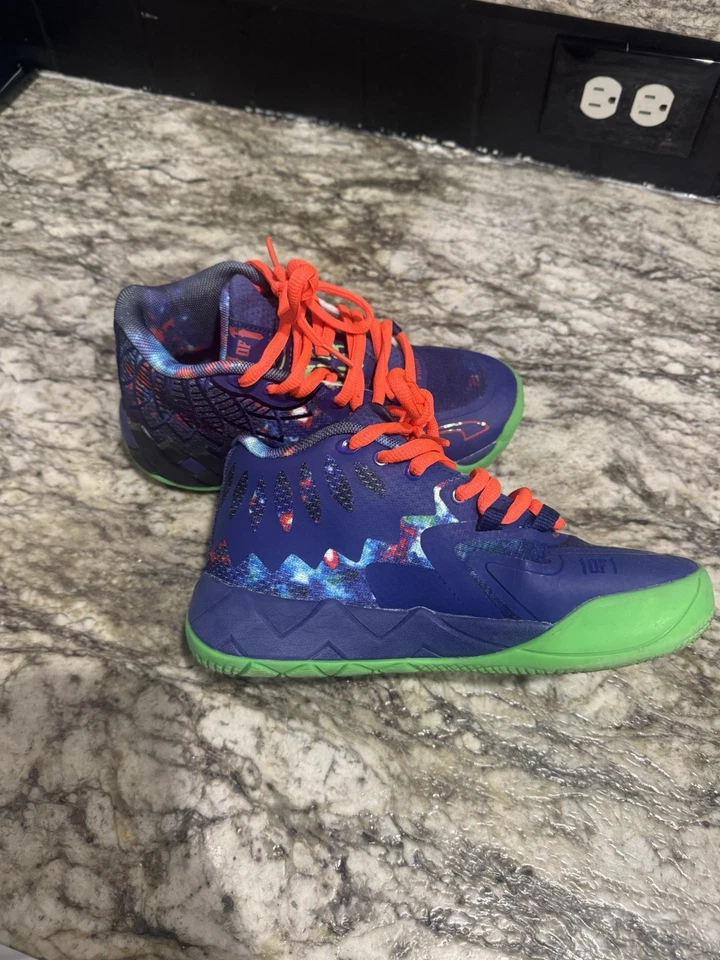 Zapatos de baloncesto talla 3,5 juveniles Puma Lamelo Ball MB.01 JR Galaxy 376887-07 Foto 3 de 4