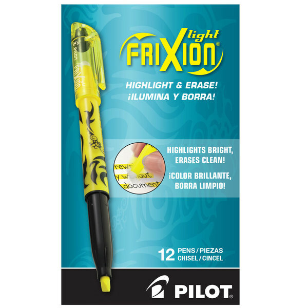 46502 Pilot Frixion Light Erasable Highlighter, Yellow, Chis