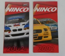 2 Dépliants circuit électrique voiture NINCO 2002