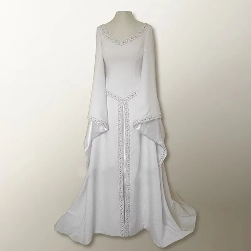 White Dress Medieval & Gothic Costumes for Women for sale | eBay White Dress Medieval & Gothic Costumes for Women for sale | eBay