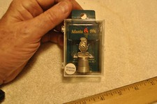 Vintage 1996 Atlanta Olympics pewter thimble. Fort. Made in USA. new in package