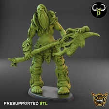 Peak Wanderer (F) | Giant | 3D Printed Miniature | Clay Beast Creation |