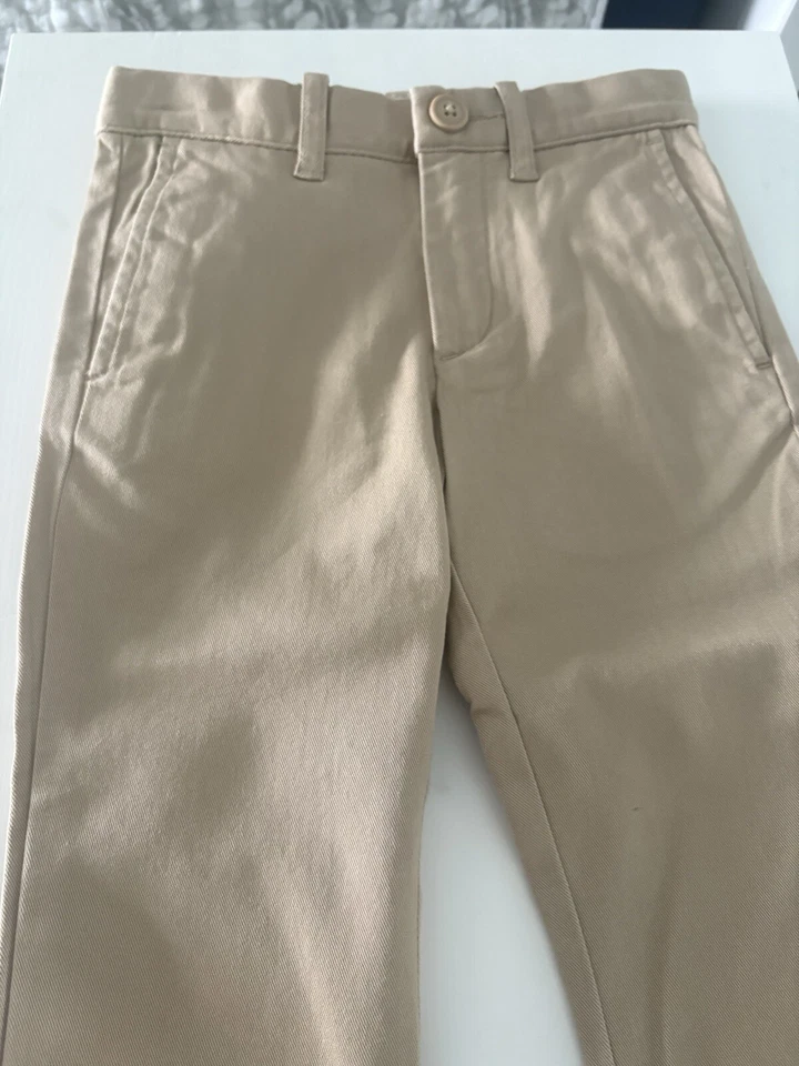 Pantalones Crewcuts Niño Pequeño Talla 3 Ajustados Elastizados Reg W Caqui Nuevos con Etiquetas Foto 2 de 4