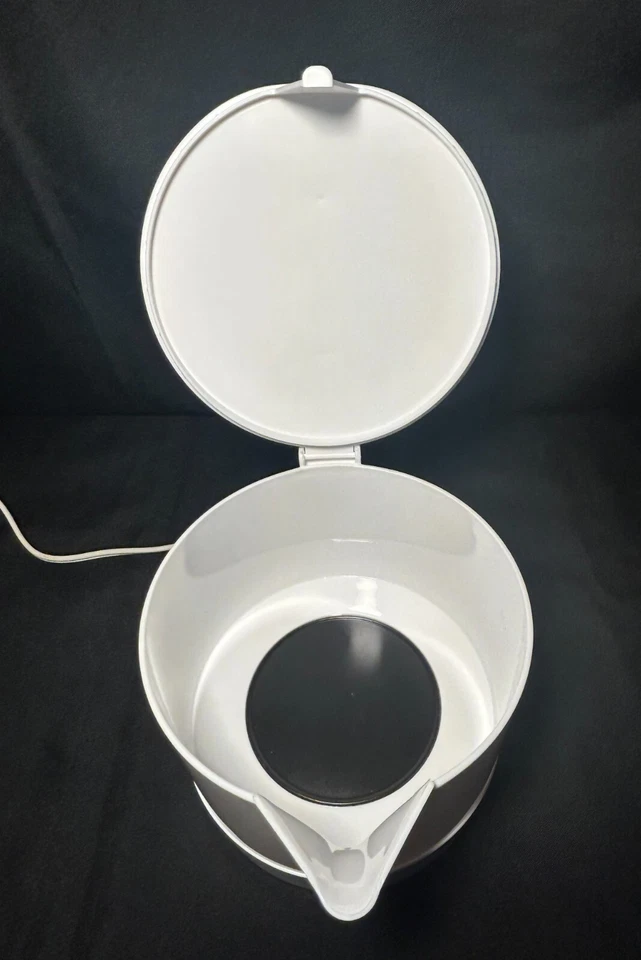 Sunbeam Hot Pot Express Eléctrico Abatible Top Ajustable Calor Blanco 32 OZ Funciona, Caja Foto 4 de 4