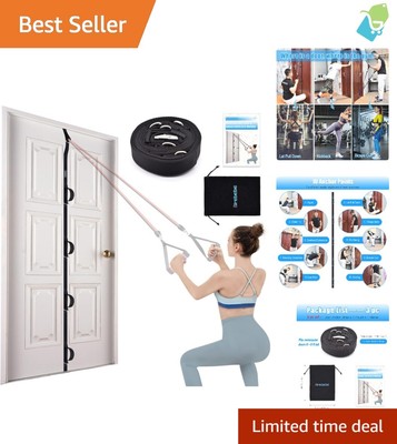 Sturdy Nylon Door Band Anchor for Home Fitness Workouts   500 lbs Capacity