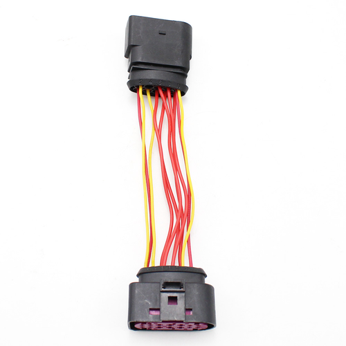 10 to 14 Pin Xenon Headlight Wiring Harness Connector Plug Adapter for VW AUDI - Picture 4 of 4