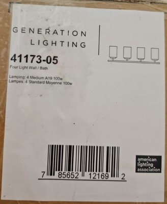 Generation Lighting Oslo 4 Light 28'' Wide Bathroom Vanity Light