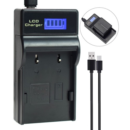 Battery or LCD Charger for JVC GR-D240EK GR-D270EK GR-D340EK GR-D390EK GR-D290EK - Picture 33 of 47