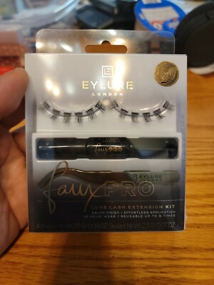 Eylure Faux Pro C Curl Clusters False Eyelashes Luxe Lash Extension Kit