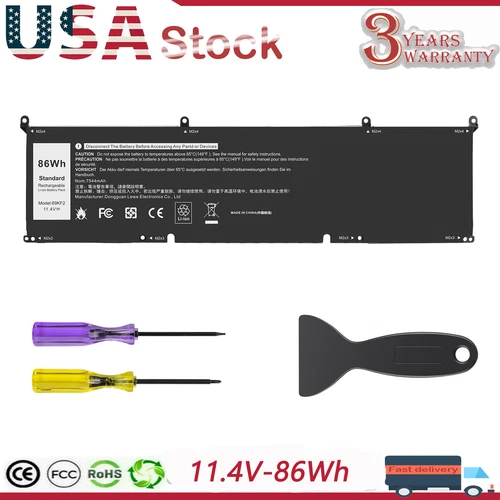 69KF2 Battery For Dell G15 5510 5511 XPS 15 9500 9510 9520 Inspiron 7510