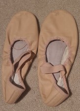 Bloch Pink Leather Ballet Shoes Size: 4B S0205L 