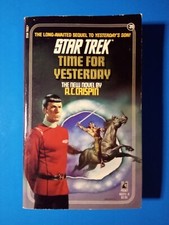 Star Trek Time for Yesterday A.C. Crispin 1988 Pocket Paperback Book 1st Edition