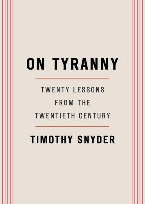 Thumbnail - On Tyranny, Timothy Snyder