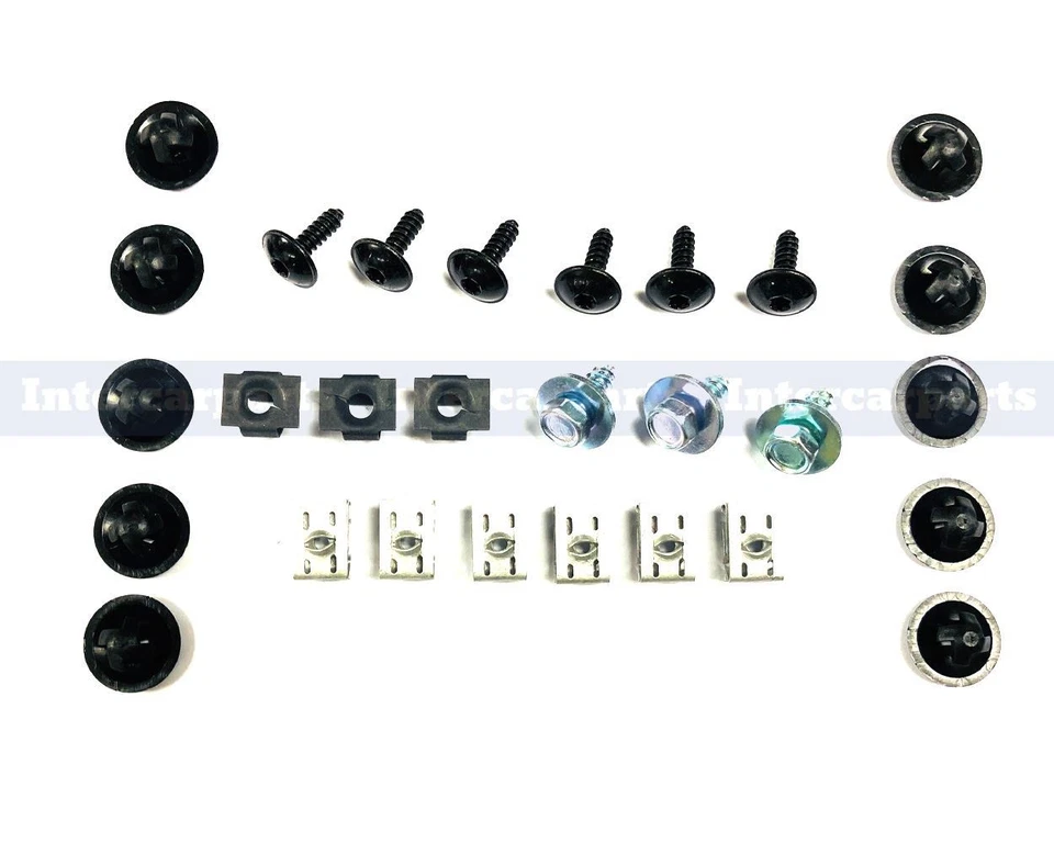 Cubierta debajo del motor bandeja interior + kit de montaje para Audi A1 VW Polo Fox Skoda Fabia Foto 2 de 2