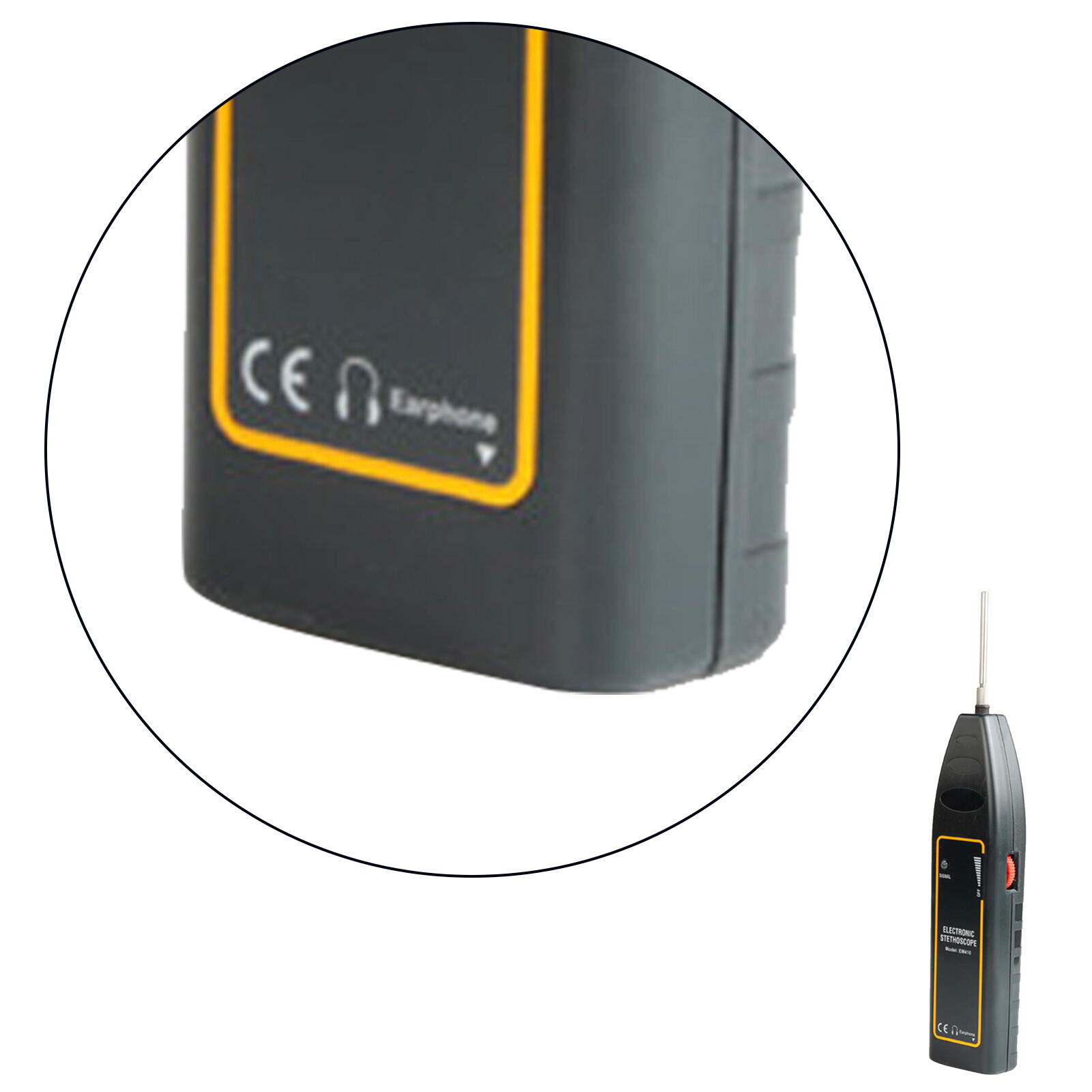 Leak Detector Water Pipe Electronic Stethoscope Earphone Abnormal Noise Tool KBE